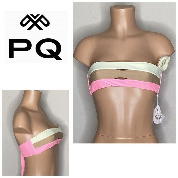 Pilyq Other - New. PQ pink bikini top. Small. Retails $80